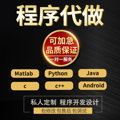 专业程序代做 